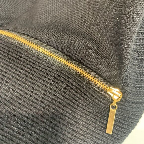 PHILOSOPHY Black Knit Open Front Sweater - Picture 4 of 6